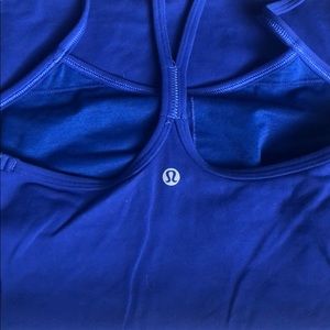 Lululemon cobalt blue tank top